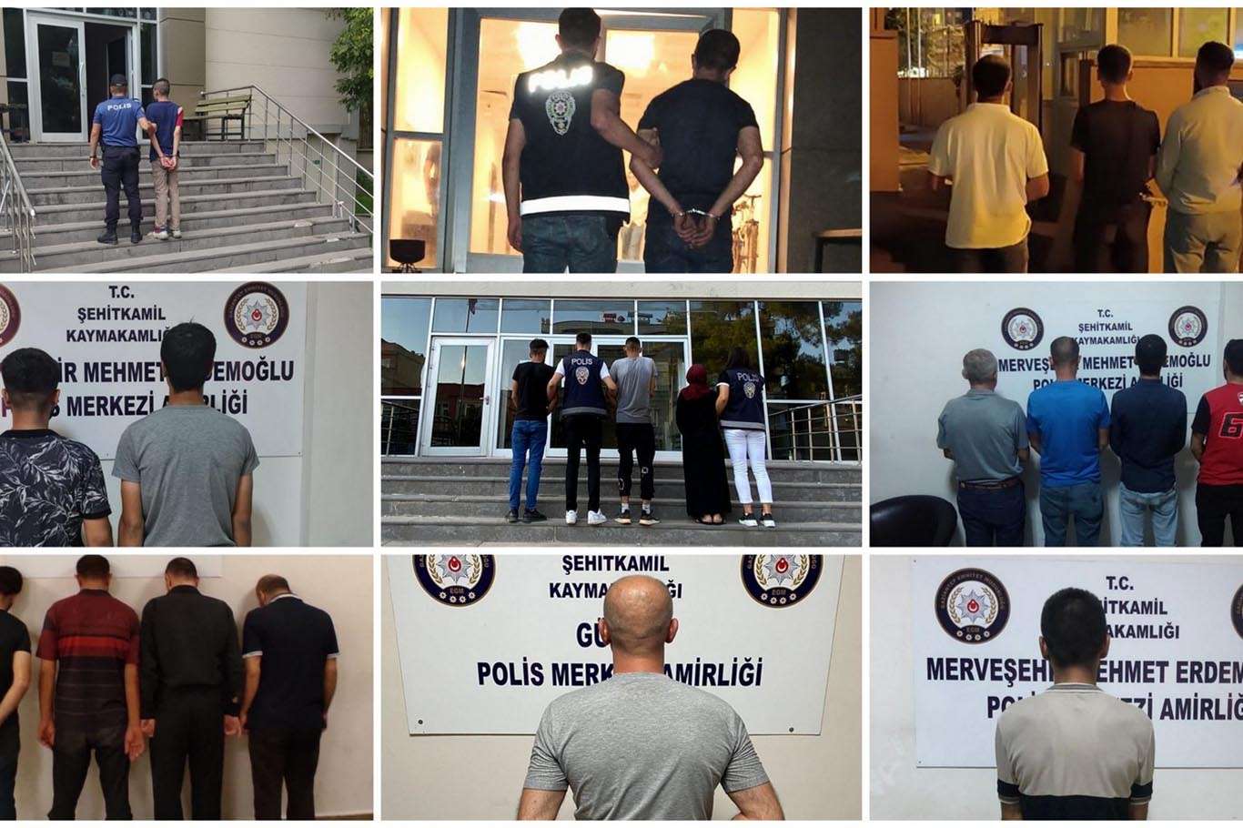 Gaziantep'te asayiş uygulamasında 141 kişi tutuklandı