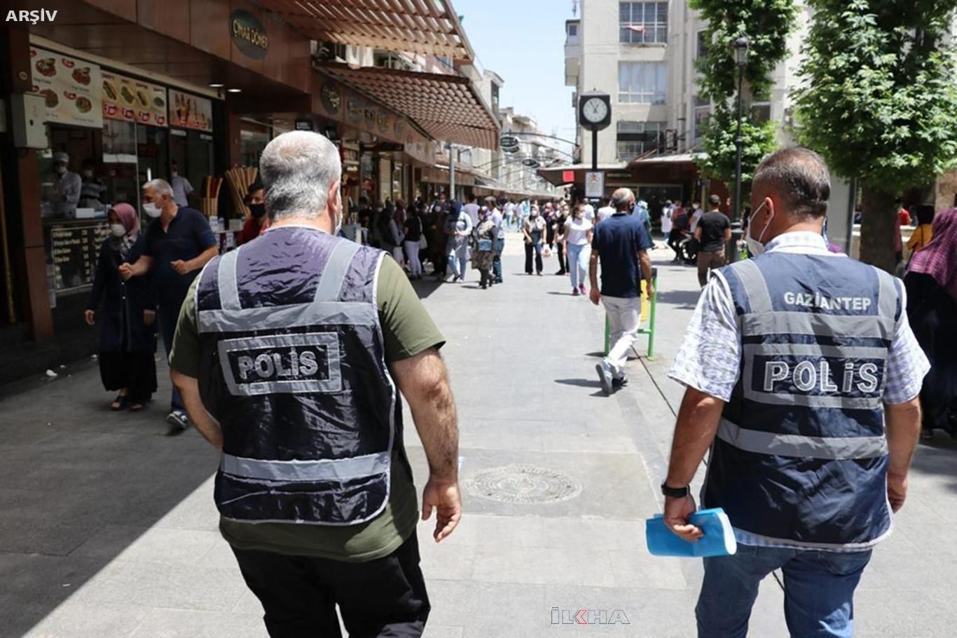Gaziantep'te 3 bin 723 kişiye sosyal mesafe ve maske cezası verildi