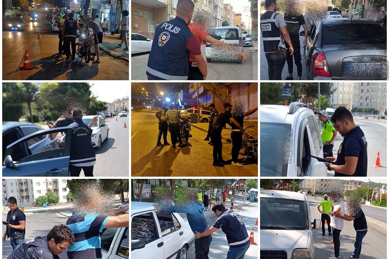 Gaziantep'te trafik denetimi: 286 gözaltı