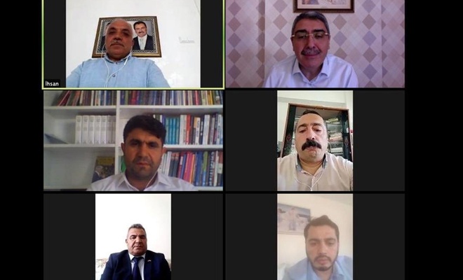Gaziantep’te siyasi partiler video konferans aracılığıyla bayramlaştı