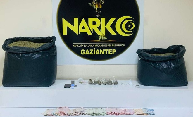 Gaziantep’te 31 kilo uyuşturucu ele geçirildi