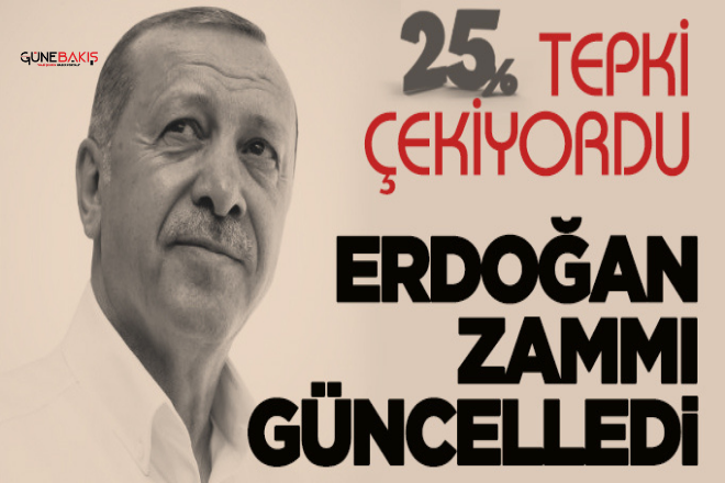 Erdoğan memur ve emekliye yapılan zammı güncelledi