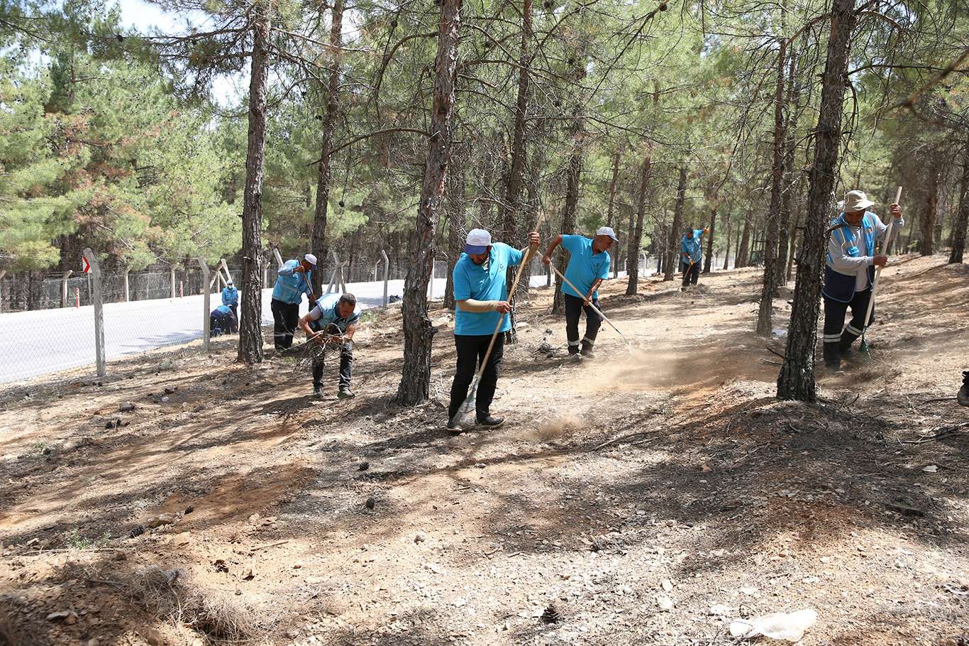 Gaziantep’te orman yangınlarına karşı tedbirler artırıldı
