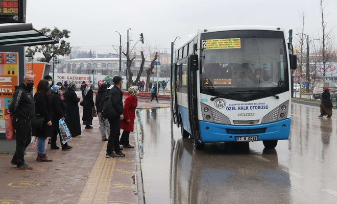 Gaziantep'te toplu ulaşıma yüzde 25 zam yapıldı
