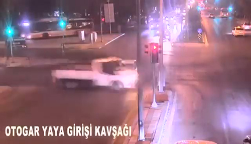 Gaziantep'te trafik kazaları kameralara yansıdı