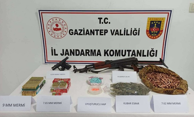 Gaziantep'te uyuşturucu ve kaçakçılık operasyonları