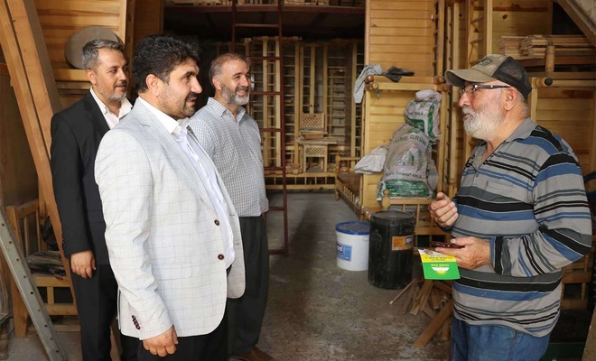 HÜDA PAR Gaziantep İl  Başkanı Faruk Göçer esnaf ziyaretlerini sürdürüyor
