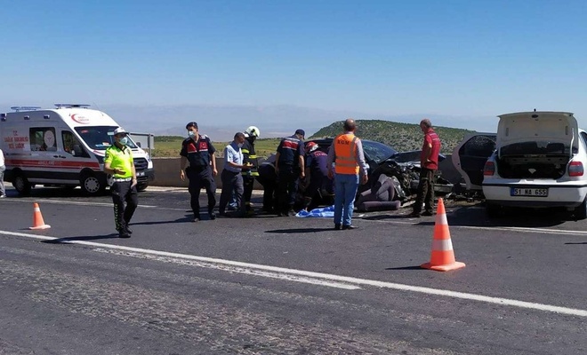 Gaziantep'te zincirleme kaza: 2 ölü, 8 yaralı