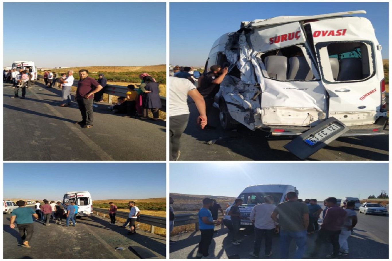 Gaziantep-Nizip yolunda kaza: 2 yaralı