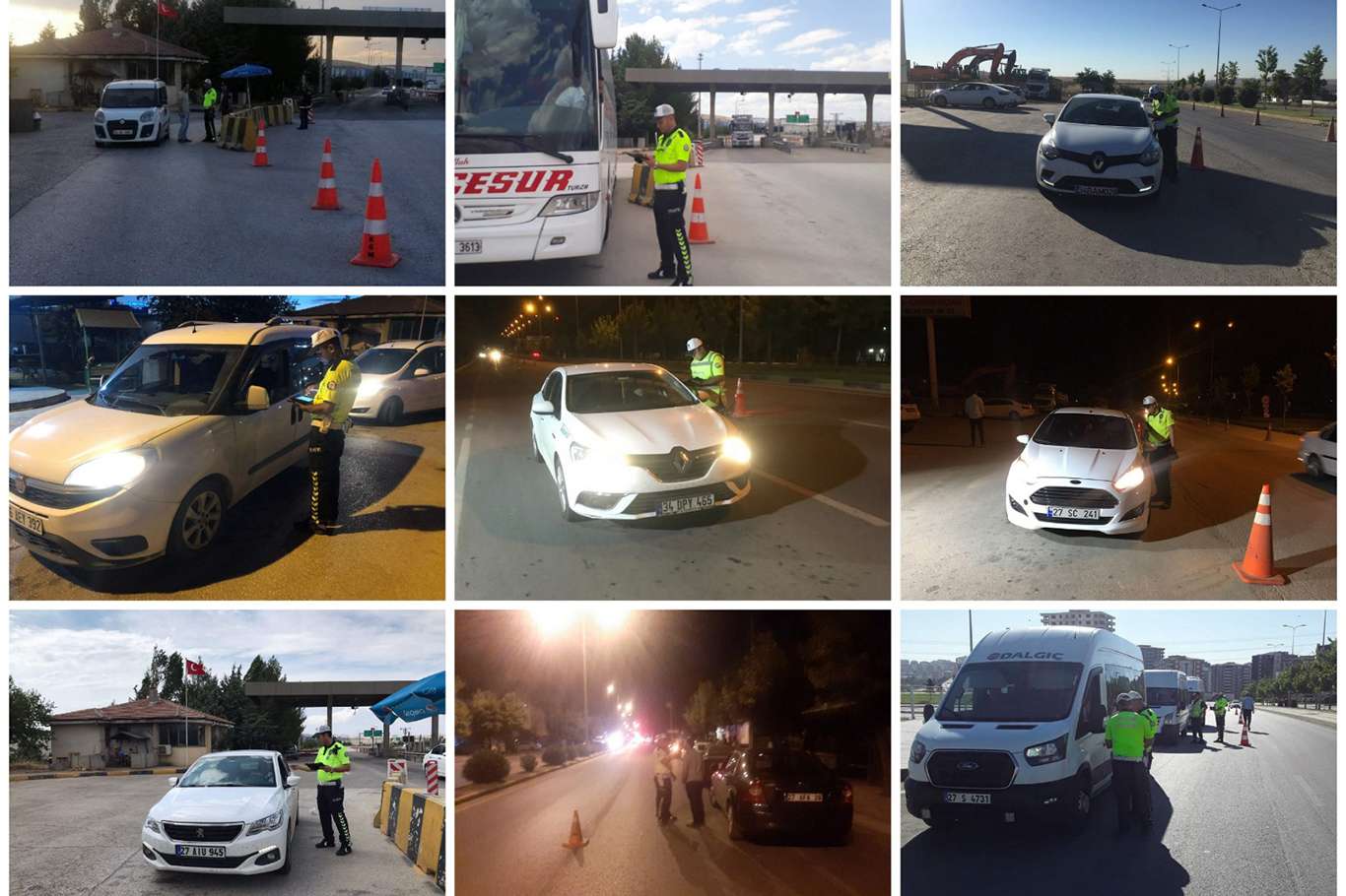 Gaziantep’te trafik denetimlerinde 352 araç trafikten men edildi