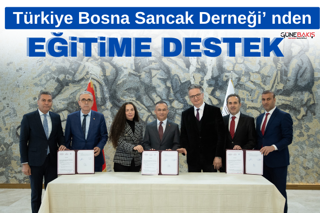 Türkiye Bosna Sancak Derneği’ nden eğitime destek