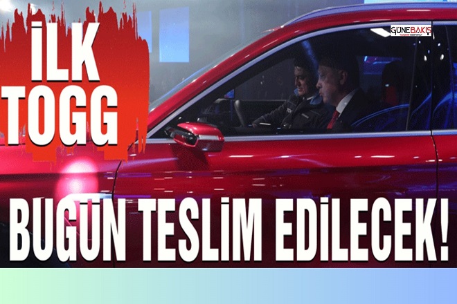 İlk Togg bugün Erdoğan'a teslim ediliyor!