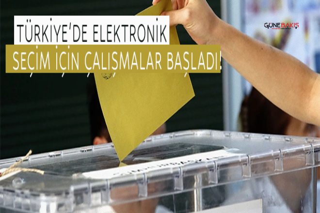 Türkiye'de elektronik seçim için çalışmalar başladı!