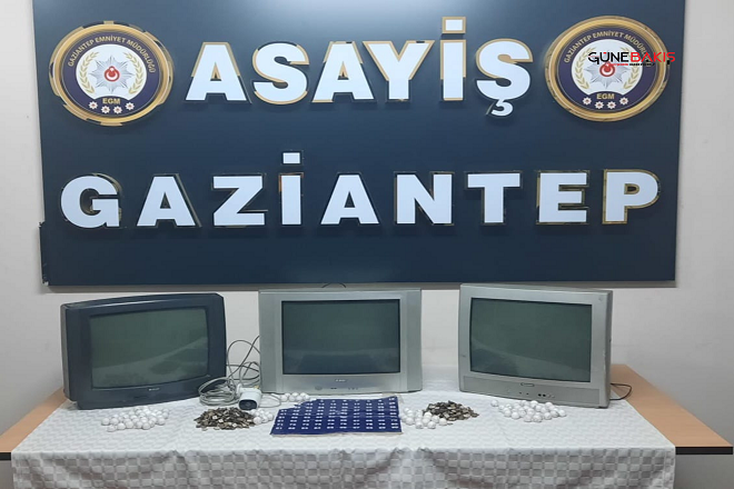 Gaziantep’te kumar operasyonu: 46 gözaltı