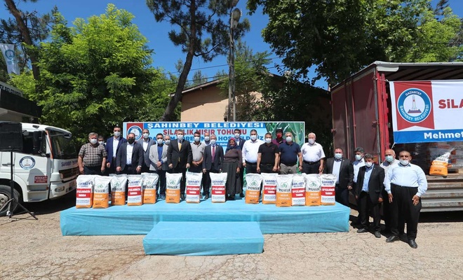 Şahinbey'de çiftçilere silajlık mısır desteği