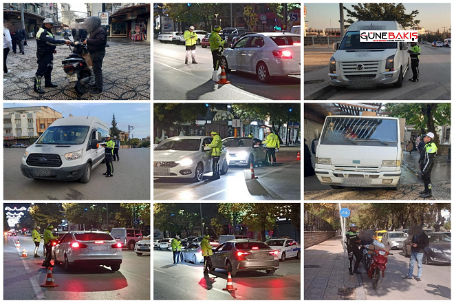 Gaziantep'teki trafik denetiminde 8 bin 93 sürücüye ceza yazıldı 