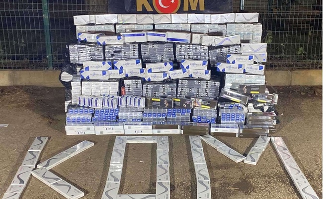 Gaziantep'te 17 bin 130 paket kaçak sigara ele geçirildi
