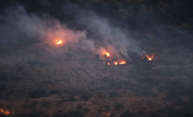 Gaziantep’te ormanlık alanda çıkan yangın kontrol altına alındı