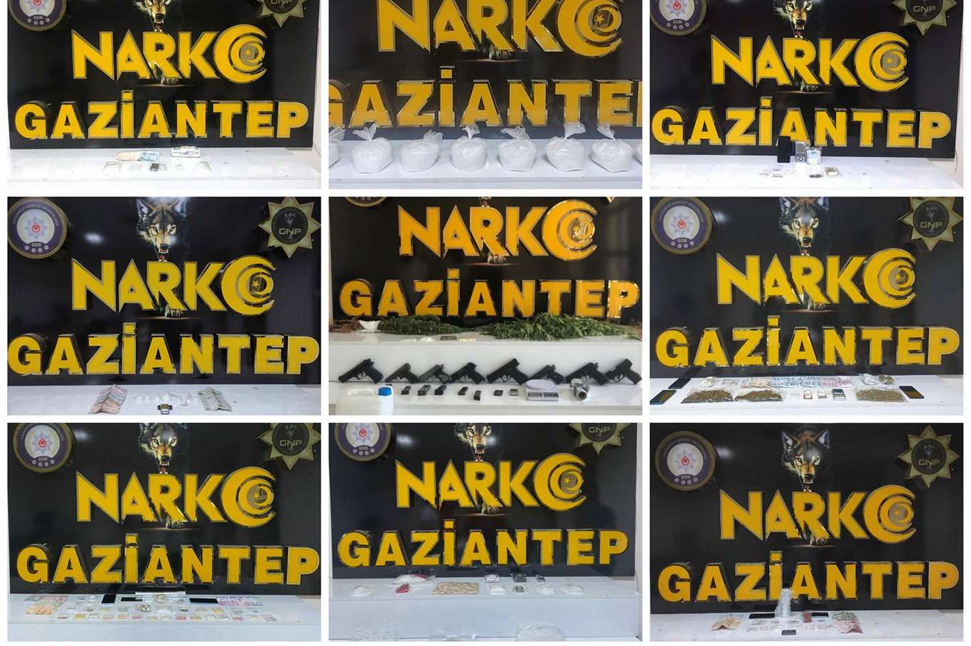 Gaziantep’te uyuşturucu operasyonu: 34 kişi tutuklandı