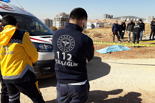 Gaziantep'te boş arazide kadın cesedi bulundu