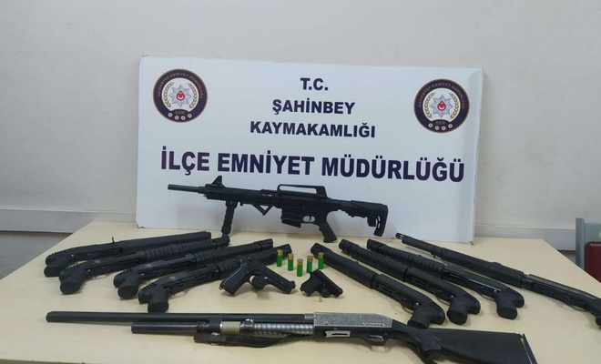 Gaziantep'te yasa dışı silah satışı ve imalatı yapan 2 kişi gözaltına alındı