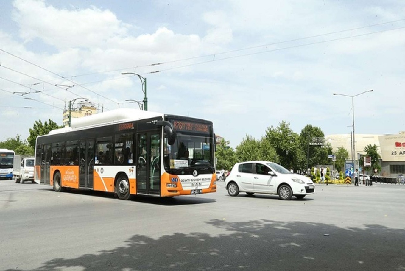 Gaziantep’te toplu taşıma bayram boyunca ücretsiz olacak