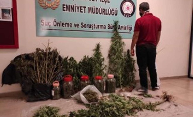 Gaziantep’te yaklaşık 13 kilo uyuşturucu ele geçirildi