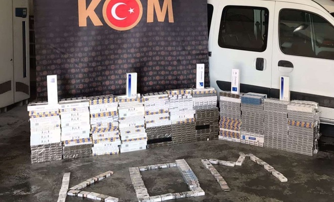 Gaziantep'te 2 bin 790 paket kaçak sigara ele geçirildi