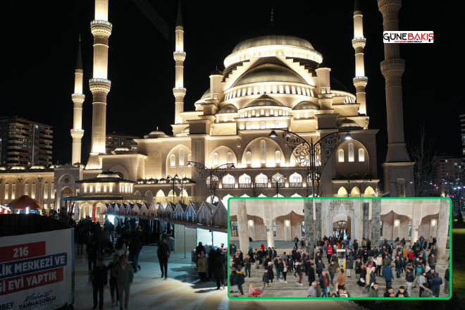 Vatandaşlar Ramazan’da Millet Cami’ne akın etti