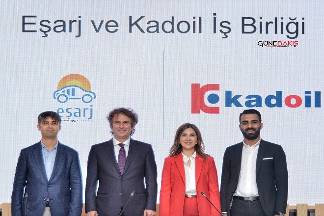Eşarj ve Kadoil iş birliği ile Türkiye’nin elektrikli araç şarj istasyon ağı genişliyor