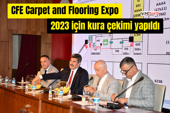 CFE Carpet and Flooring Expo 2023 için kura çekimi yapıldı