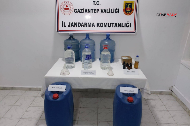 Gaziantep sahte içki operasyonu: 1 gözaltı