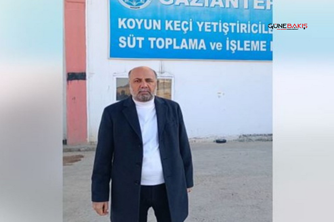 Gaziantep DKKYB Başkanı Türkman, birliklerine kayyum atanmasına süt tesisi önünde tepki gösterdi