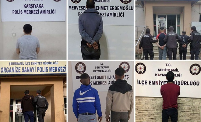 Gaziantep’te hırsızlık yapan 6 zanlı tutuklandı