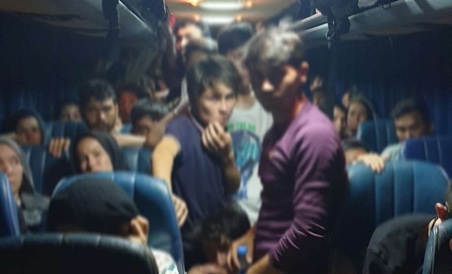 Gaziantep'te 101 düzensiz göçmen yakalandı
