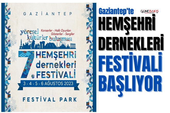 Gaziantep’te Hemşehri Dernekleri Festivali başlıyor