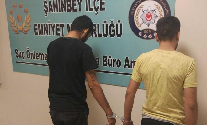 Gaziantep'te kamu binalarından hırsızlık yapan 2 şüpheli yakalandı