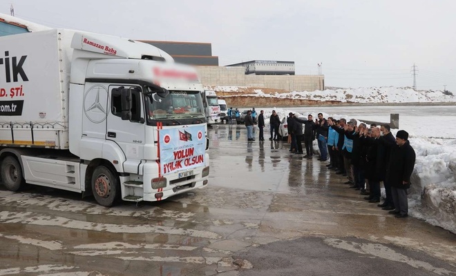 Gaziantep’ten Suriye ve Afganistan’a 10 tır insani yardım