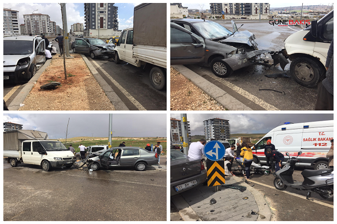 Şehitkamil'de trafik kazası: 2 yaralı