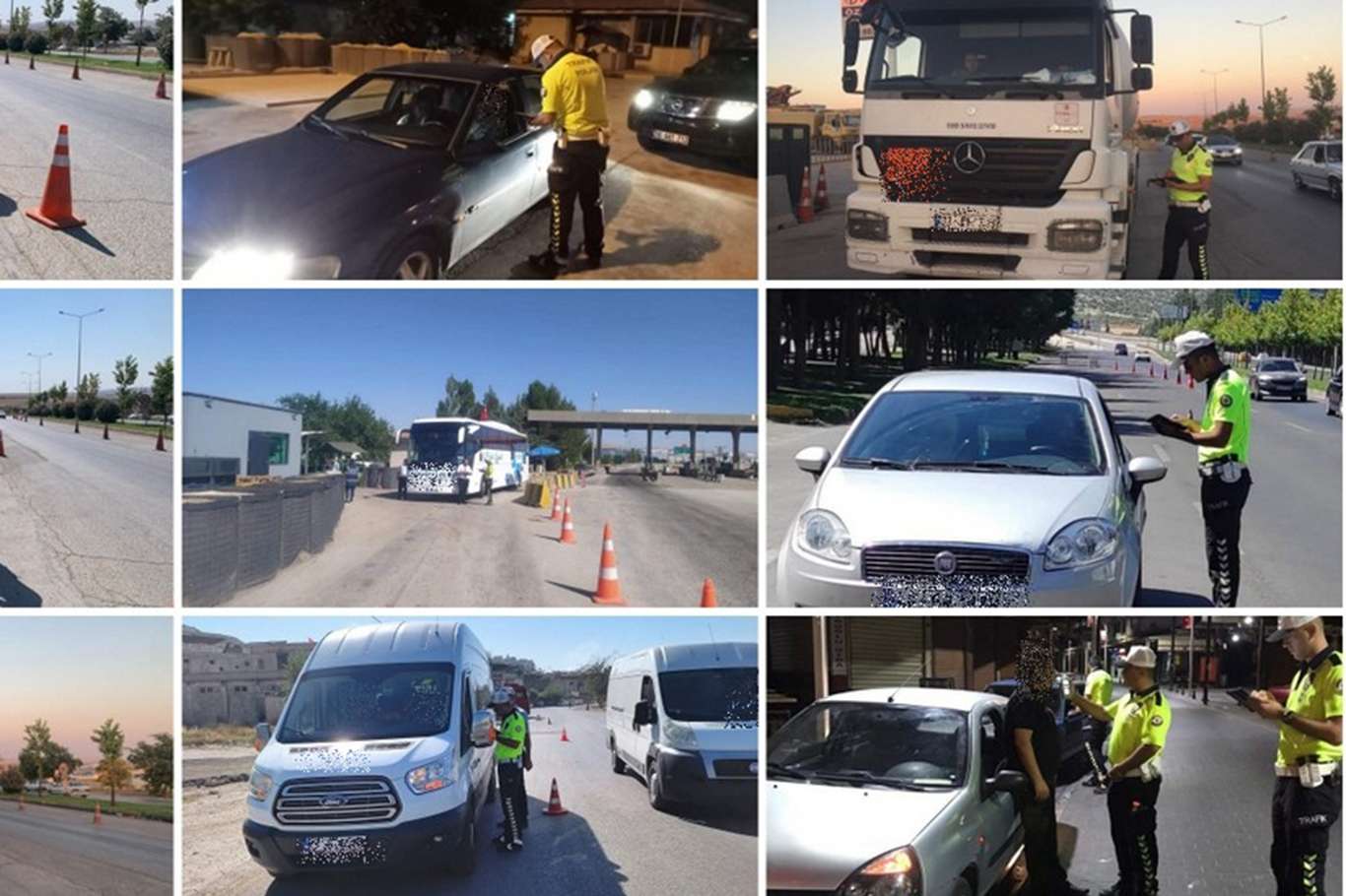 Gaziantep’te trafik denetiminde 5 kişi gözaltına alındı