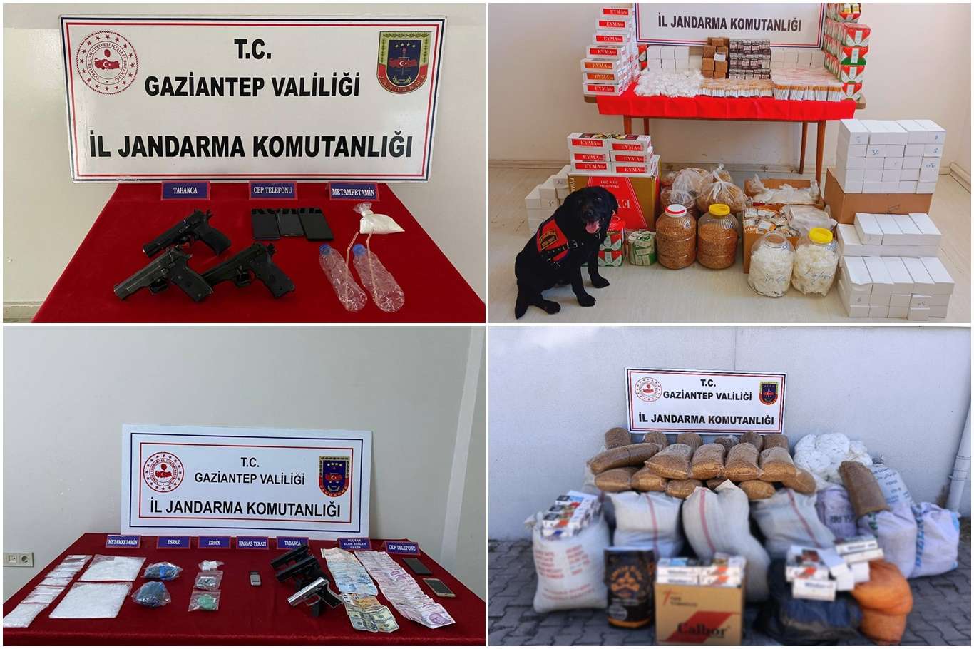 Gaziantep’te uyuşturucu ve kaçakçılık operasyonu: 87 gözaltı