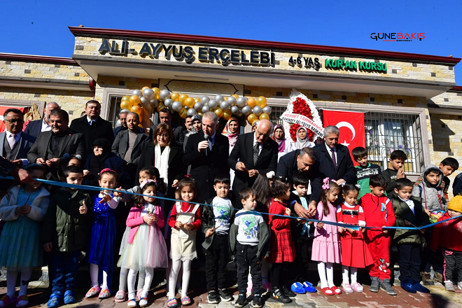 Ali Ayyuş Erçelebi 4-6 Yaş Diyanet Anaokulu törenle açıldı