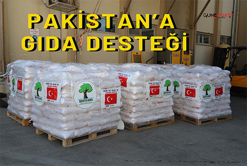 Pakistan’a gıda desteği