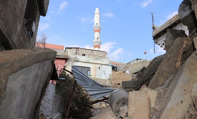 Gaziantep’te depremde camiler büyük zarar gördü