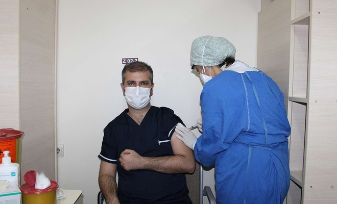 Gaziantep'te 416 bin kişiye aşı yapıldı