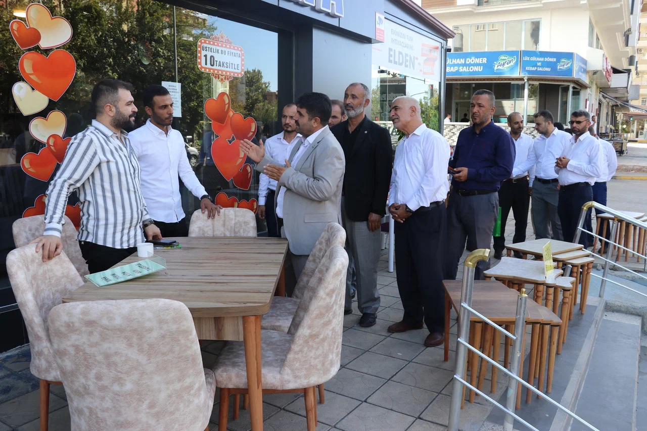 HÜDA PAR Gaziantep İl Başkanı Göçer Nizip esnafını ziyaret etti