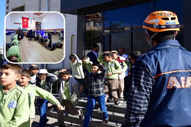 Diyanet İşleri Başkanlığı Gaziantep’te deprem ve tahliye tatbikatı gerçekleştirdi