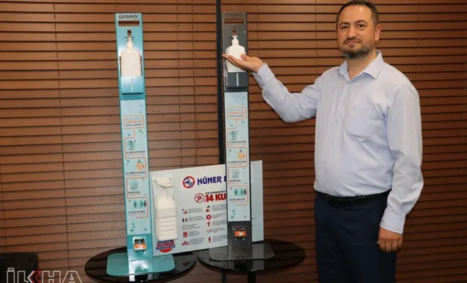 Covid-19 salgını sonrası dezenfektan cihazlarına ilgi arttı