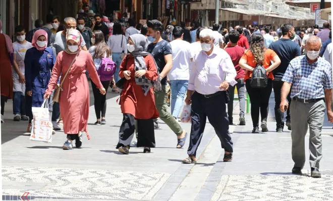 Covid-19 vakalarının arttığı Gaziantep’te sosyal mesafeye uyulmuyor