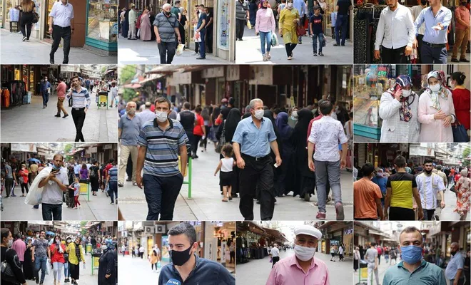 Bakan Koca'nın vakaların arttığını söylediği Gaziantep’te manzara değişmiyor